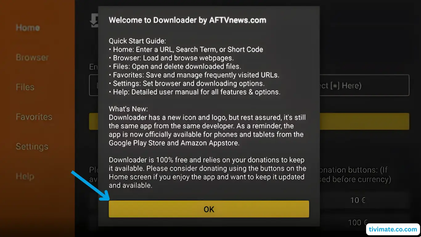 Dismiss welcome